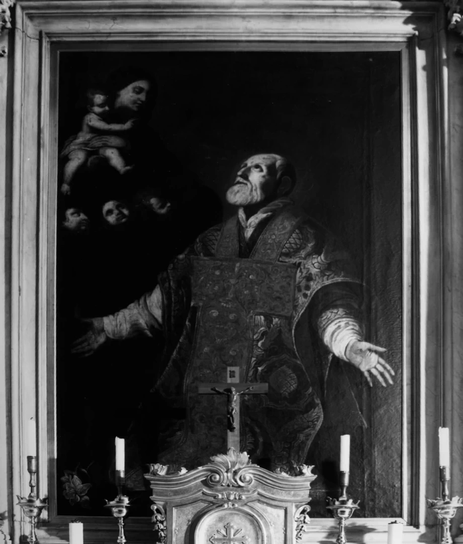 San Filippo Neri ha la visione della Madonna con Bambino - Chiesa di S. Maria della Consolazione, Venezia